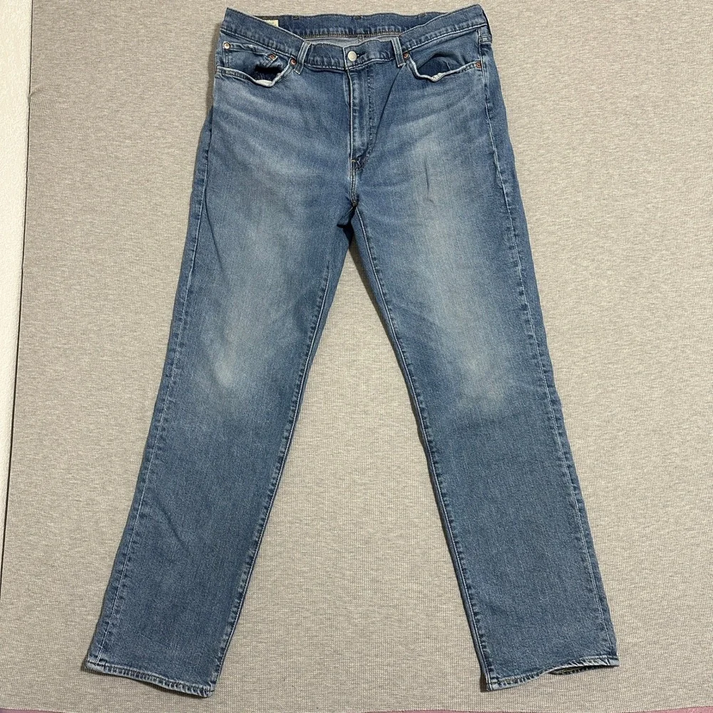 Levi's 514 Straight Fit Jeans Blue Denim Medium Wash Mens‎ Size W38xL33